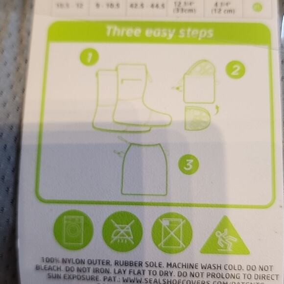 New Rain Shoe Covers Waterproof Anti slip Cycling Walking Hiking Shoe Covers M - Picture 8 of 9